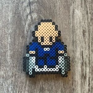 Professor X Marvel Magnet handmade perler beads X men